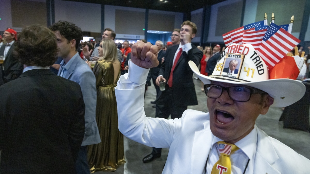 Celebración de la victoria de Trump en Florida