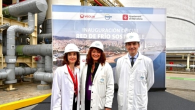 Veolia, Enagás y el Ayuntamiento de Barcelona inauguran una red que introduce el frío residual como fuente de energía sostenible