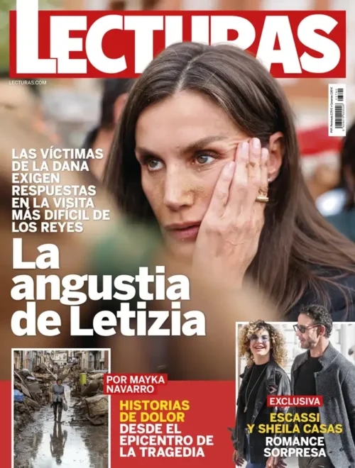 Sheila Casas y Álvaro Muñoz Escassi en la portada de la revista 'Lecturas'. 