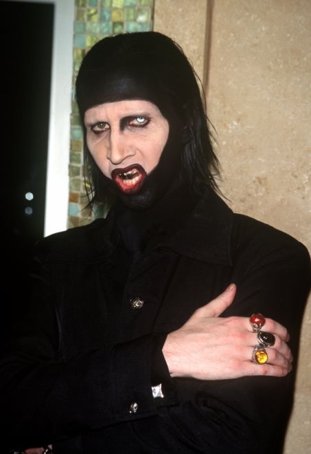 Marilyn Manson en el estreno de 'Resident Evil' en 2002.