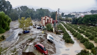 Una nueva DANA llega a España y amenaza especialmente a Málaga