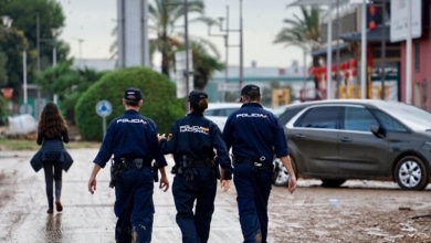 La Policía Nacional envía a mil alumnos de la academia de Ávila a Valencia por la dana