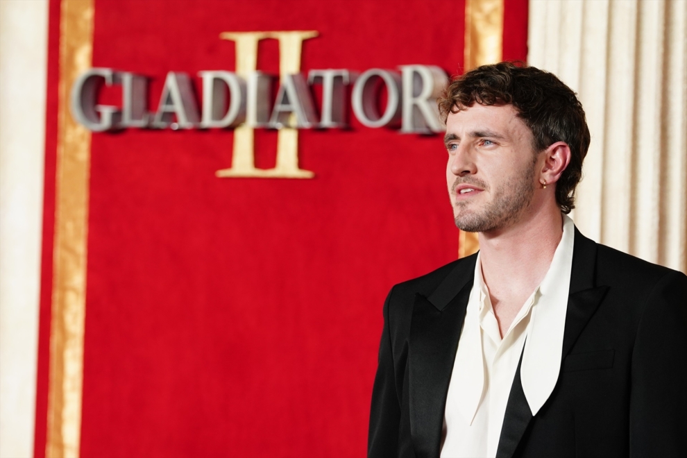 Paul Mescal en la premiere británica de 'Gladiator II'.