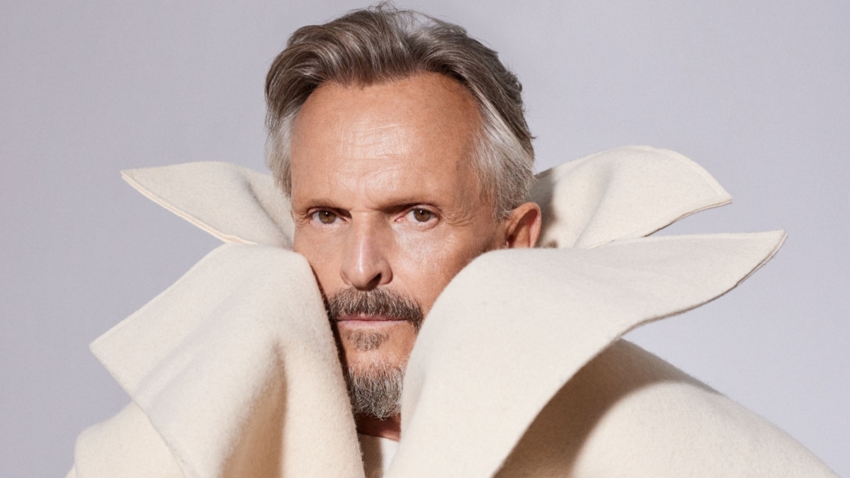 Miguel Bosé en una de las imágenes promocionales de su gira.