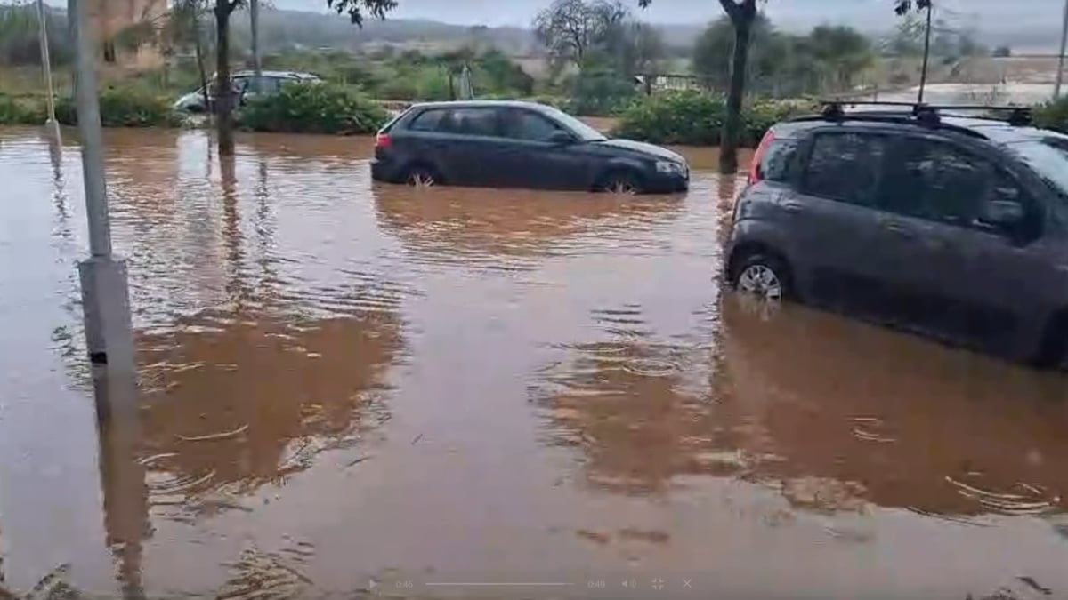 El paso de la DANA provoca inundaciones, cortes de calles y desprendimientos en Mallorca