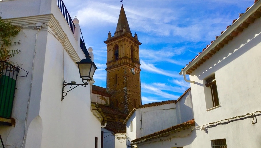 La iglesia del pueblo en Alájar, Huelva /Junta de Andalucía