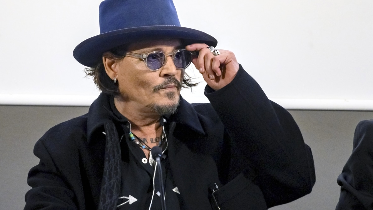 El actor estadounidense Johnny Depp durante la rueda de prensa ofrecida en el Festival de Cine Europeo de Sevilla