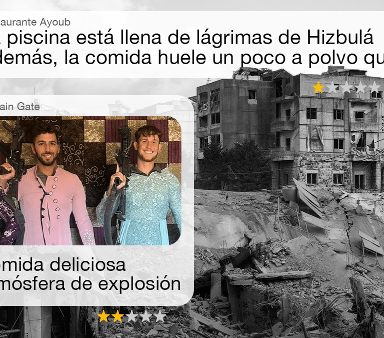 Reseñas en Google y fotografías en redes: el regocijo de los soldados israelíes con su destrucción en el Líbano