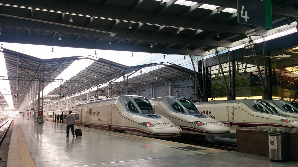 Imagen de la estación de AVE 'María Zambrano', en Málaga.