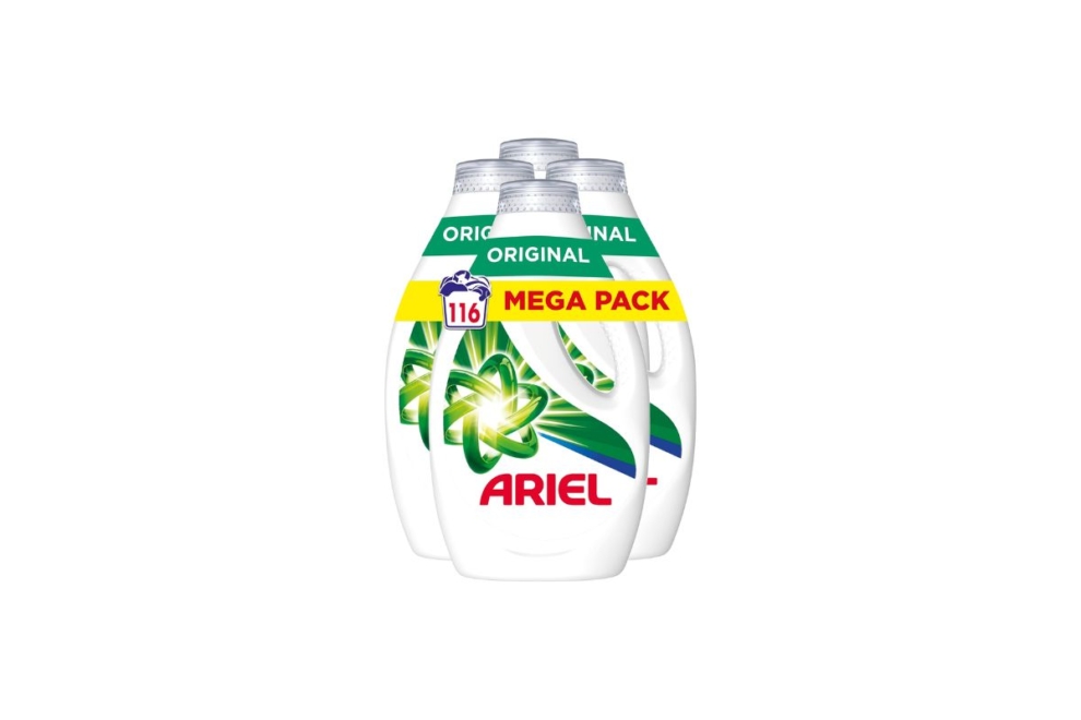 Pack de 4 detergentes para lavadora Ariel