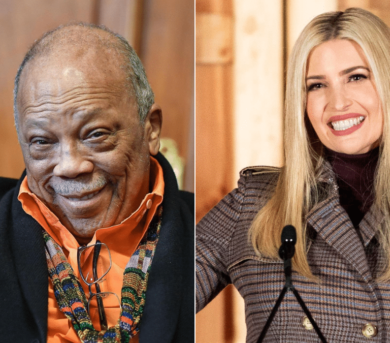 Quincy Jones salió con Ivanka Trump: "Las mejores piernas que vi en mi vida pero mal padre"