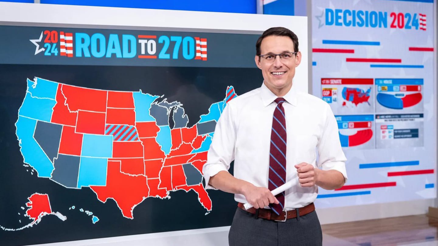 Steve Kornacki, presentador de la MSNBC