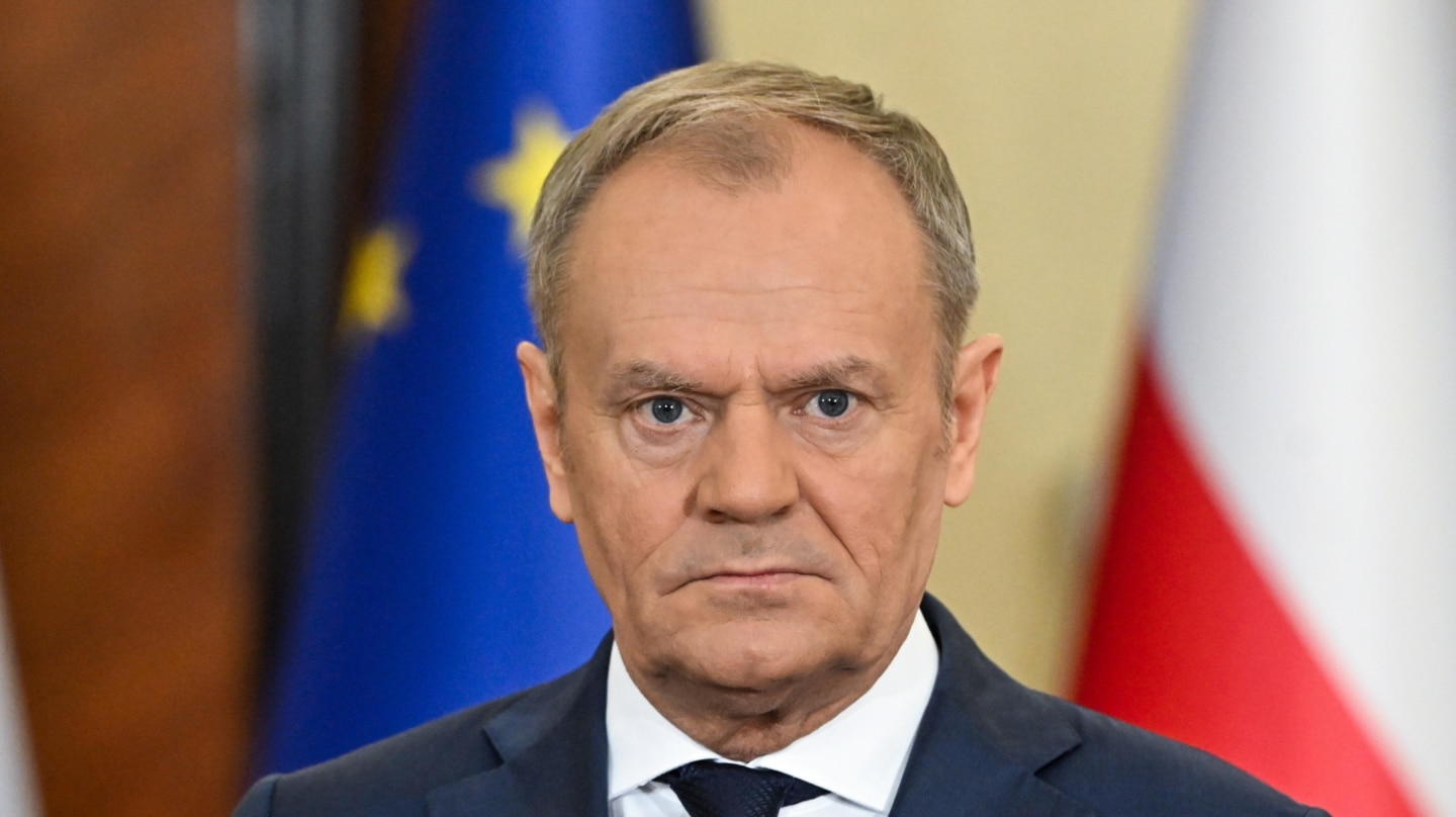 Donald Tusk, primer ministro de Polonia, en Varsovia