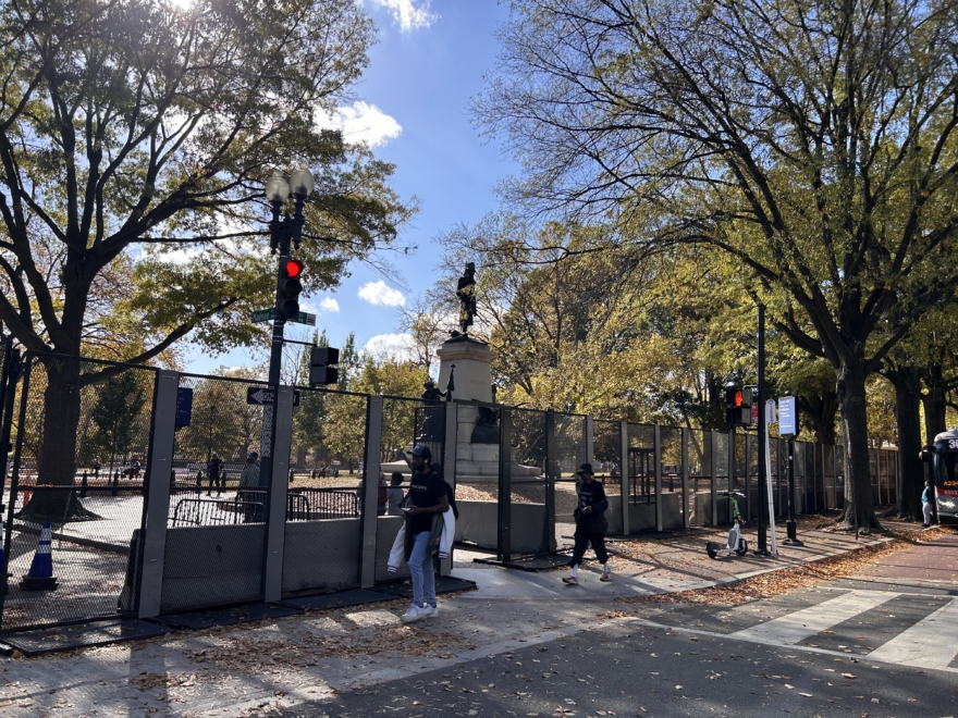 La Casa Blanca ha reforzado las vallas que la protegen de cara a este 5 de noviembre.