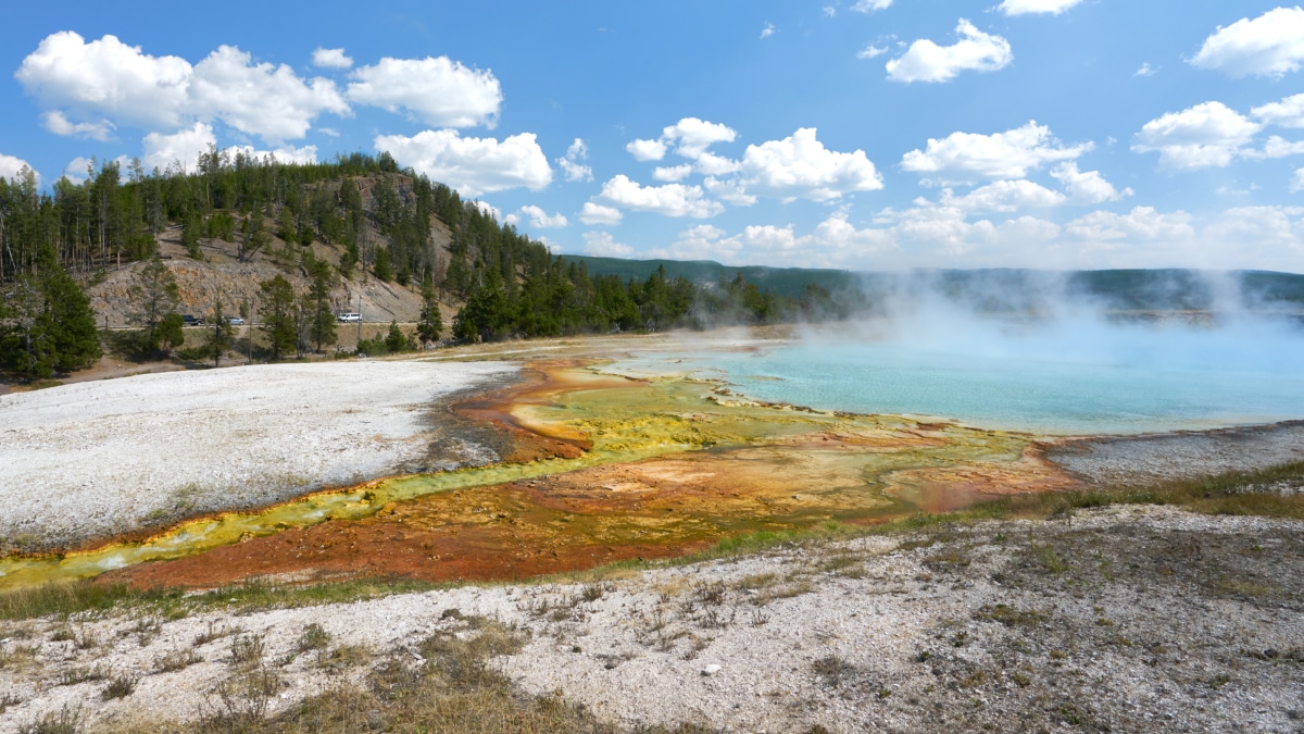 Géiser en Yellowstone