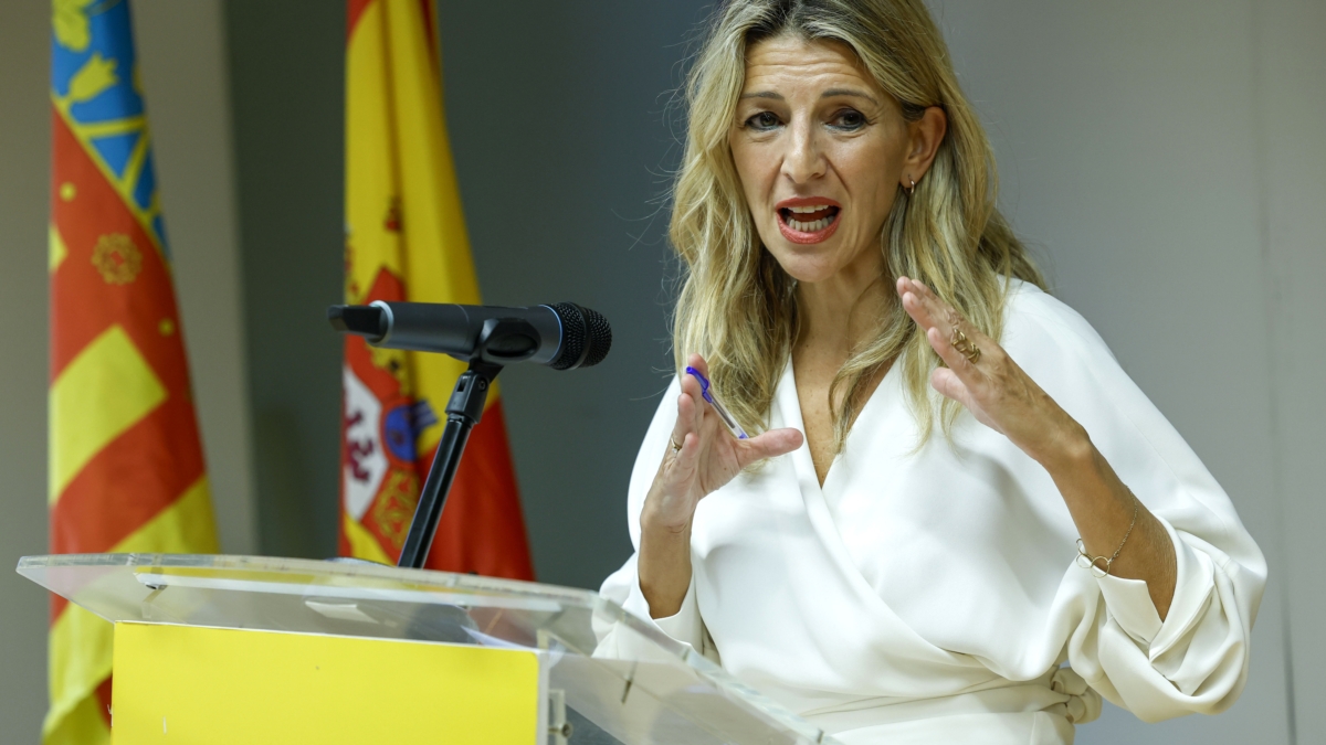 Yolanda Díaz anuncia un "escudo laboral" para "salvar todos los empleos" afectados por la DANA