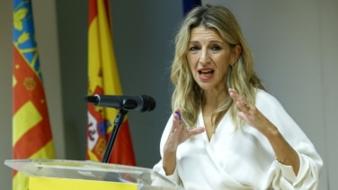 Yolanda Díaz anuncia un "escudo laboral" para "salvar todos los empleos" afectados por la DANA