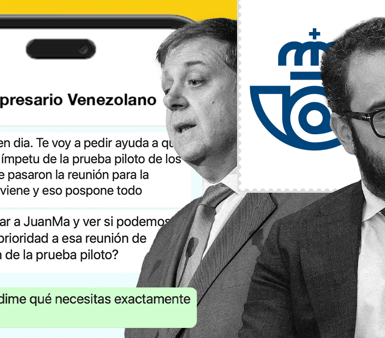 Aldama intercedió entre Serrano y un empresario venezolano para que Correos entrara en Brasil