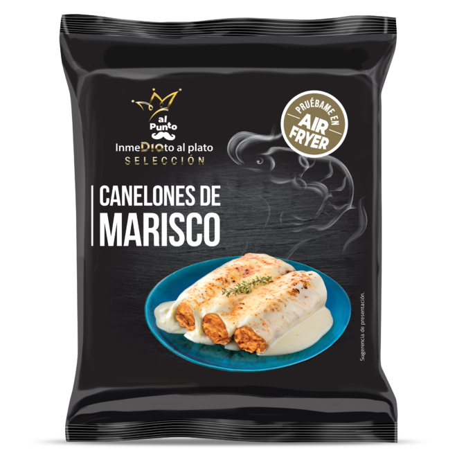 Canelones de marisco