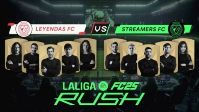 DjMariiO y Diego López, las últimas estrellas en sumarse al partido histórico LALIGA EA Sports X FC 25 Rush en Gamergy