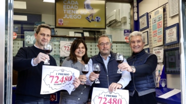 Lotería de Navidad 2024: el 72.480, premiado con el gordo y dotado con 400.000 euros