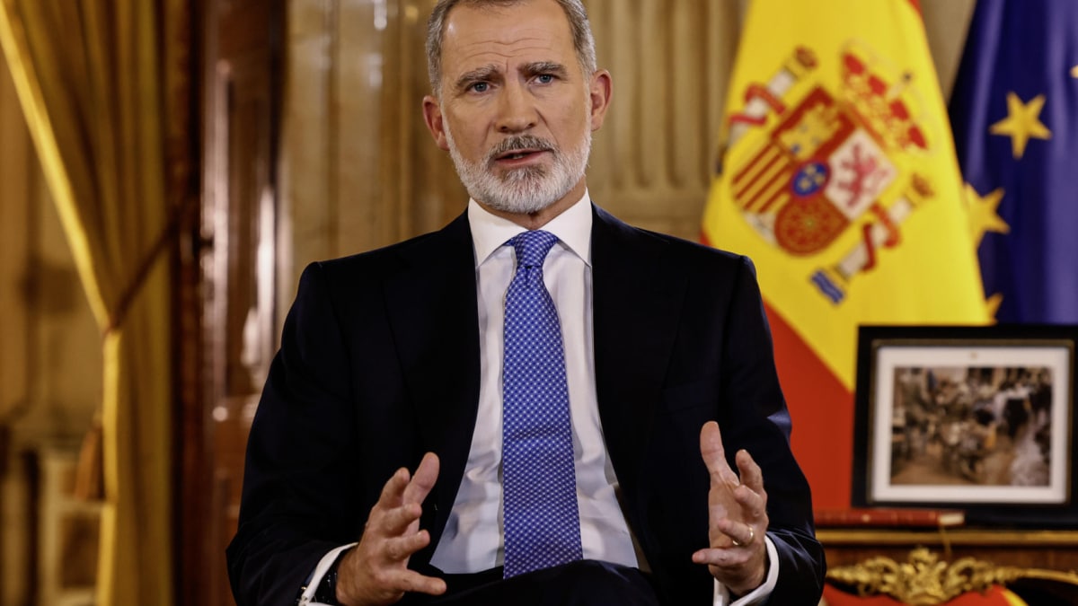 Felipe VI, en el mensaje de Navidad.