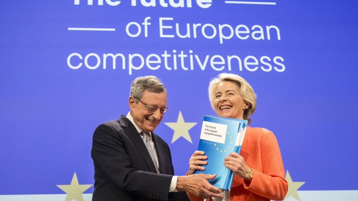 Draghi y Von der Leyen