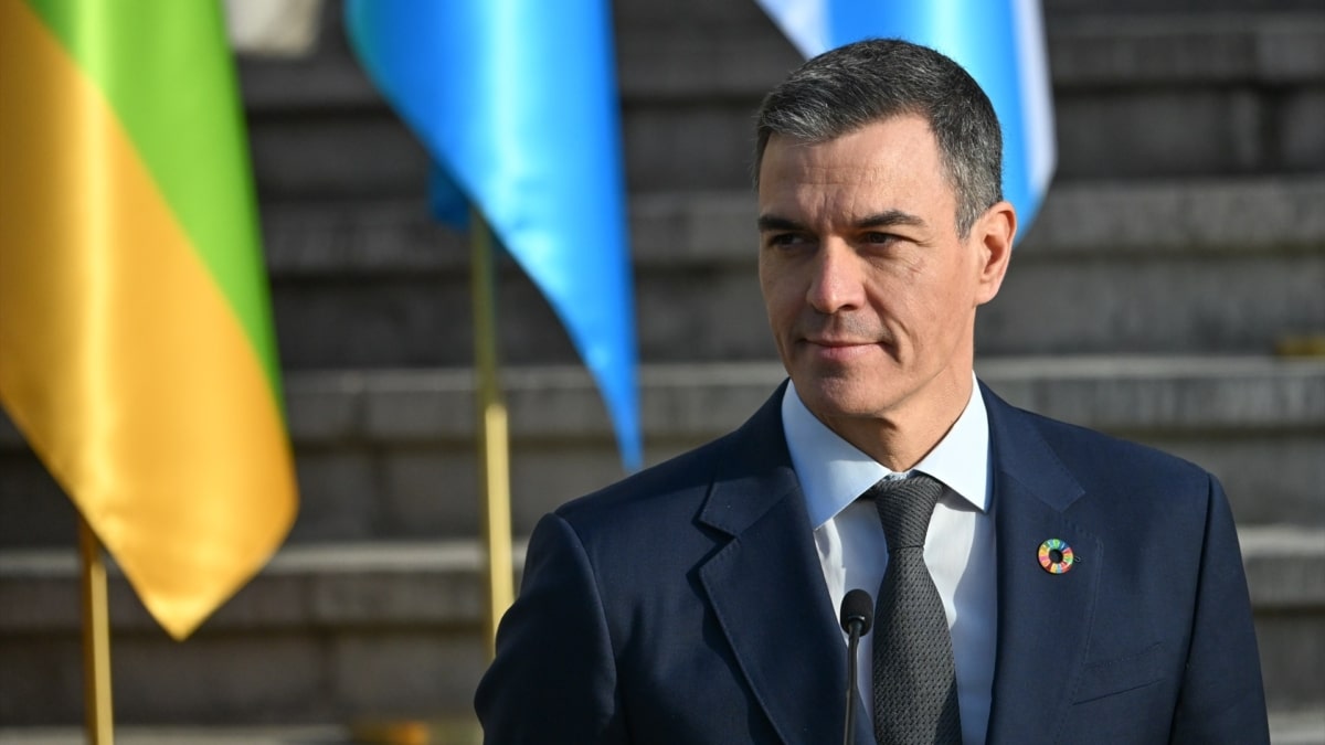 El presidente del Gobierno, Pedro Sánchez, durante la XXVII Conferencia de Presidentes