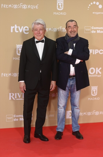 Cerezo y Garci, en los Premios Forqué.