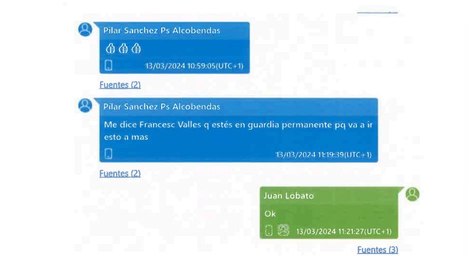 El móvil de Lobato revela que preguntó al secretario de Estado de Comunicación de dónde venía el 'e-mail' del novio de Ayuso