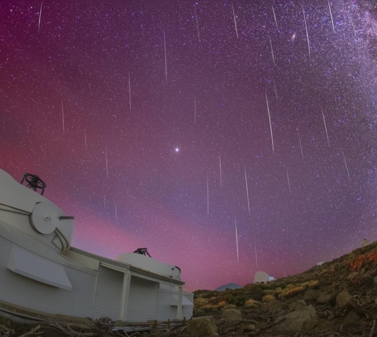 Lluvia de estrellas: Gemínidas en diciembre, Cuadrántidas en enero