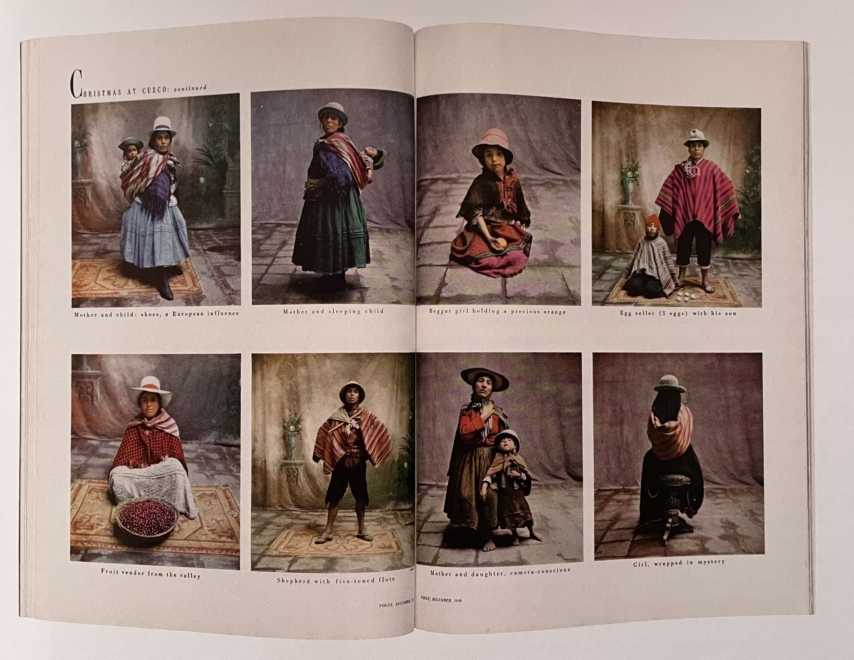 "Navidades en Cuzco", el reportaje aparecido en 'Vogue' en diciembre de 1949.