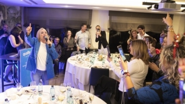 Belén Esteban, la invitada sorpresa en la cena de Navidad de una empresa: "Lo que pase aquí esta noche se queda aquí"