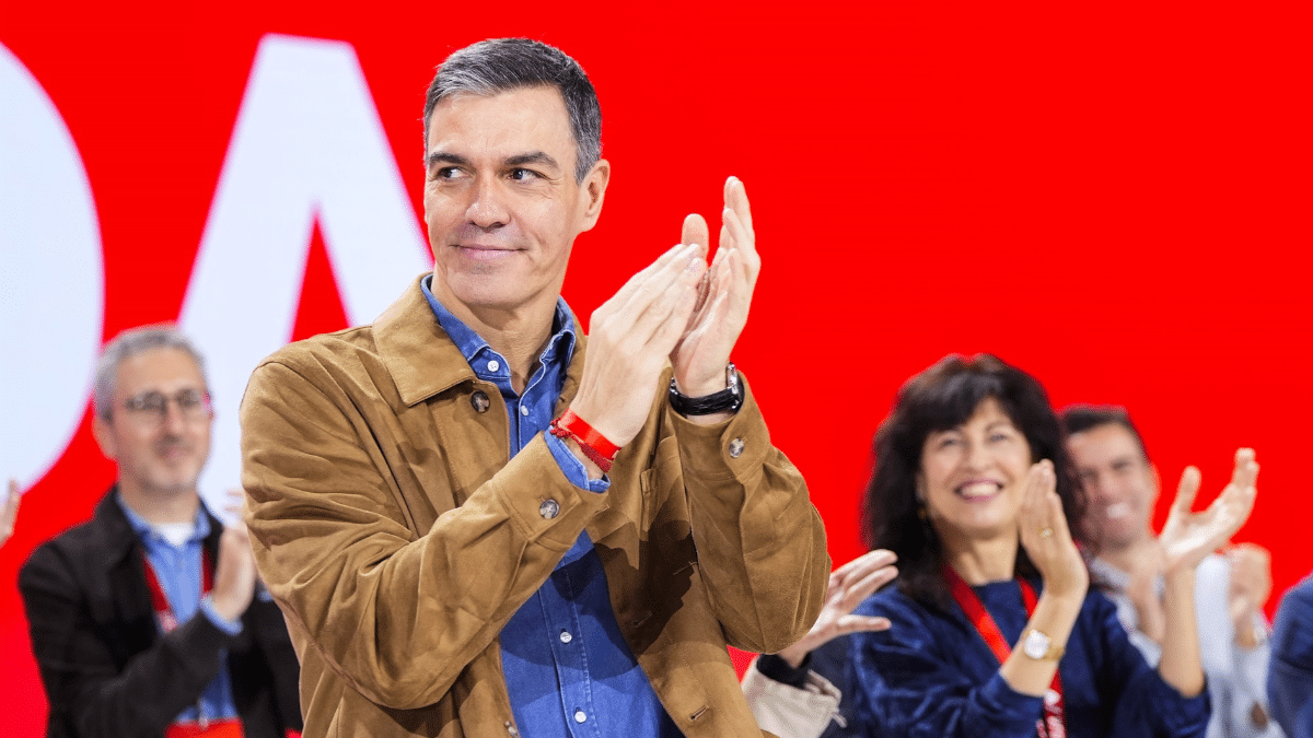 Pedro Sánchez, durante la clausura del 41º Congreso del PSOE.