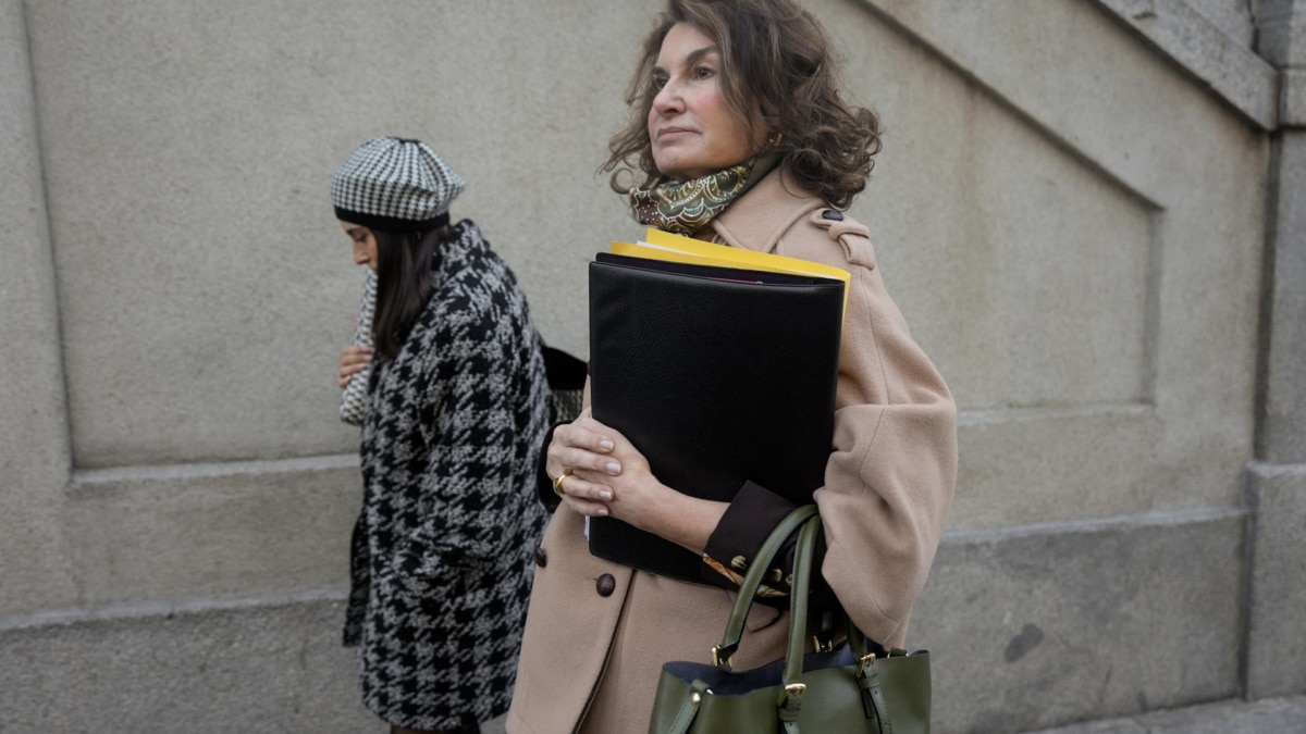 La fiscal provincial de Madrid, Pilar Rodríguez, llega al Supremo.