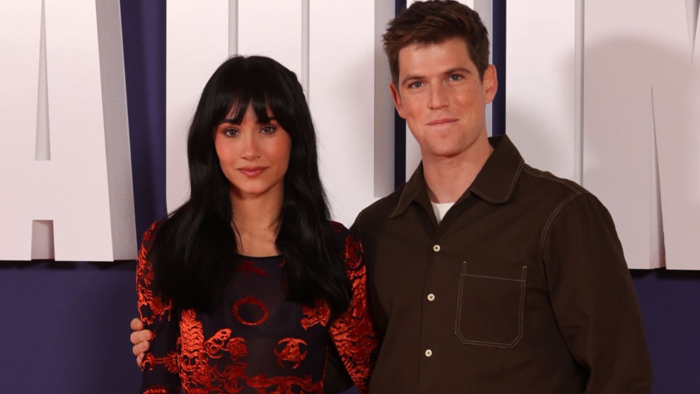 Aitana Ocaña y Miguel Bernardeau durante la presentación de la serie 'La última'.