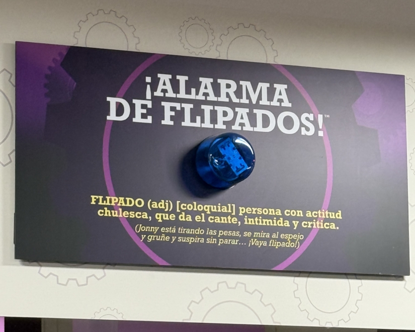 La alarma de flipados en el Planet Fitness Delicias. 