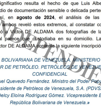 El "sobre" de Aldama sobre Sánchez tiene información de Venezuela