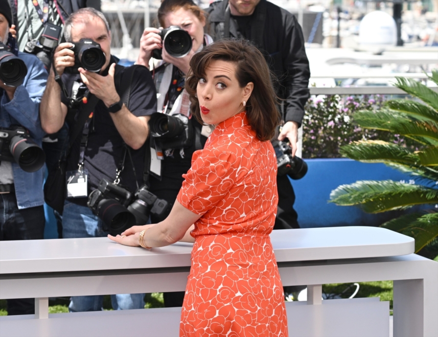 Aubrey Plaza en el último festival de Cannes.