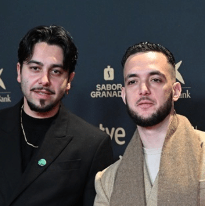 C. Tangana y Yerai Cortés en 'La Revuelta'