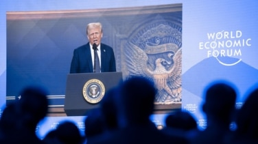 Trump, en Davos: "La UE nos trata muy mal, muy injustamente"