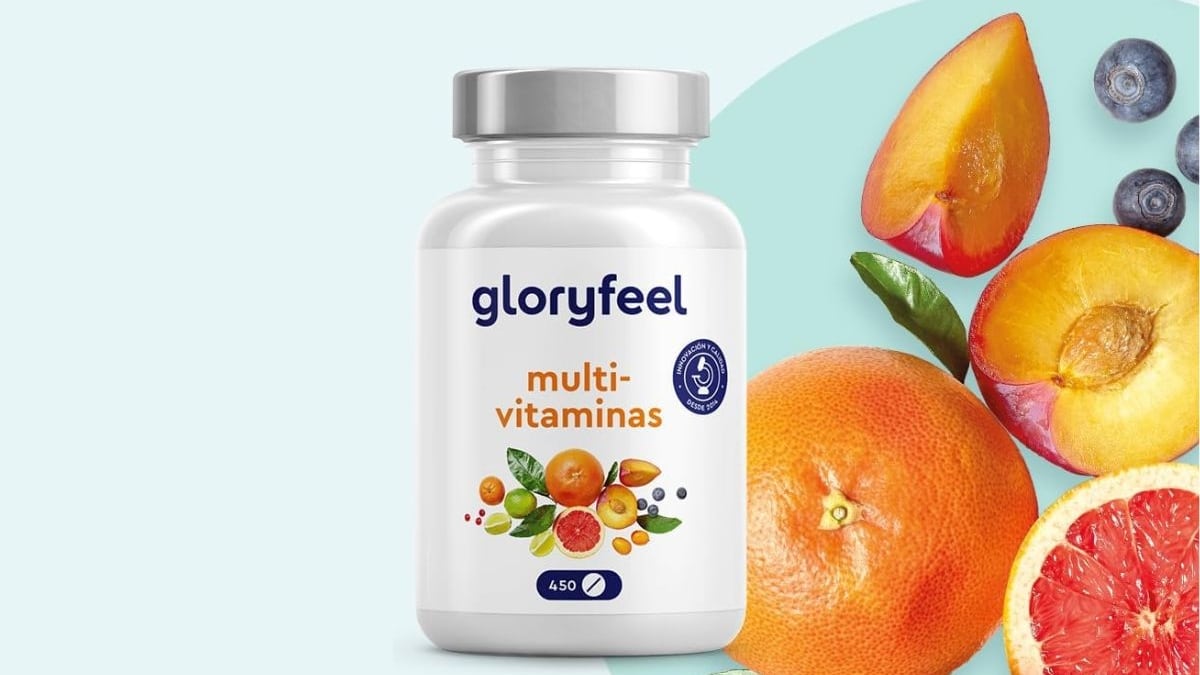 Complemento alimenticio Multivitaminas y Minerales de Gloryfeel