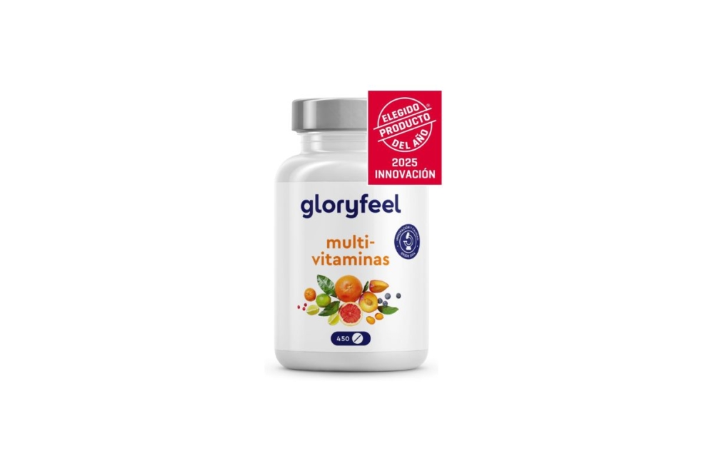 Complemento alimenticio Multivitaminas y Minerales de Gloryfeel