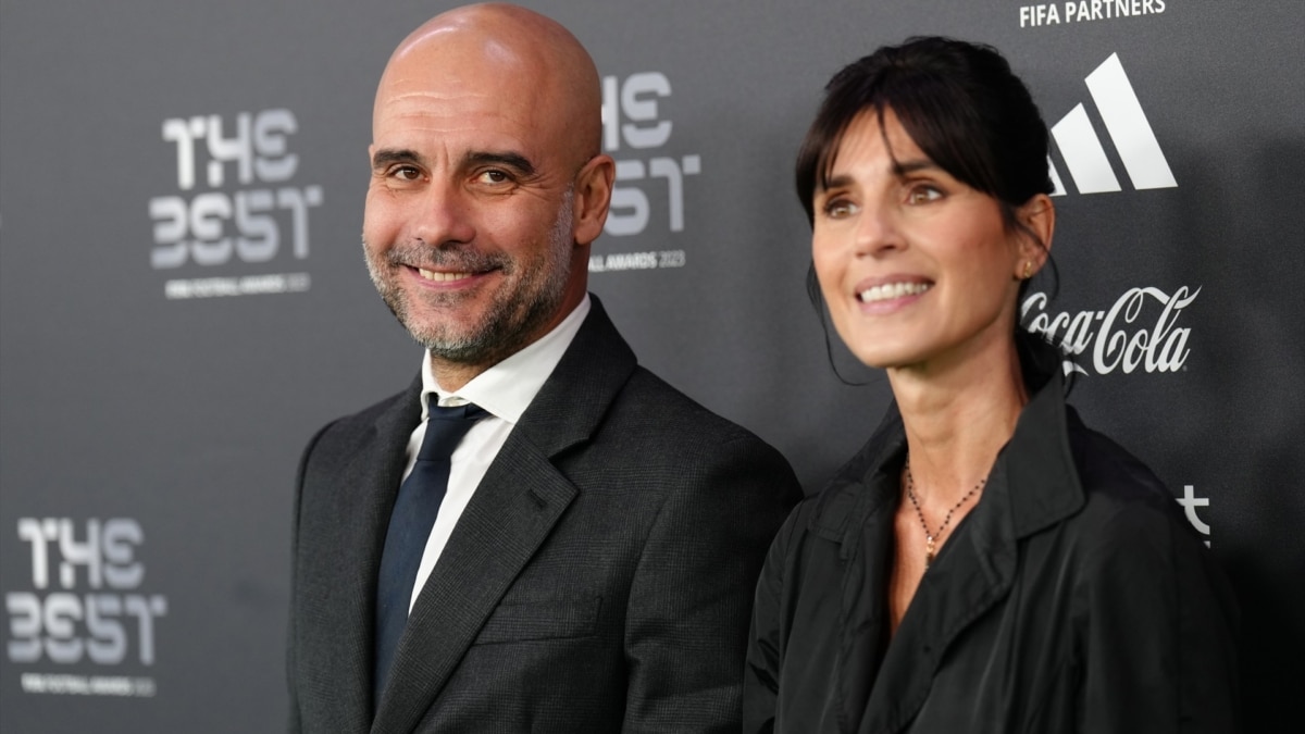 Pep Guardiola y Cristina Serra