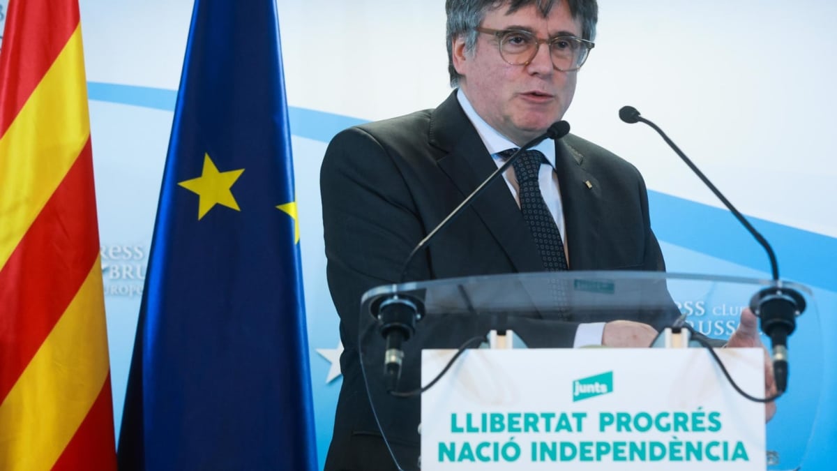 El presidente de Junts per Catalunya, Carles Puigdemont