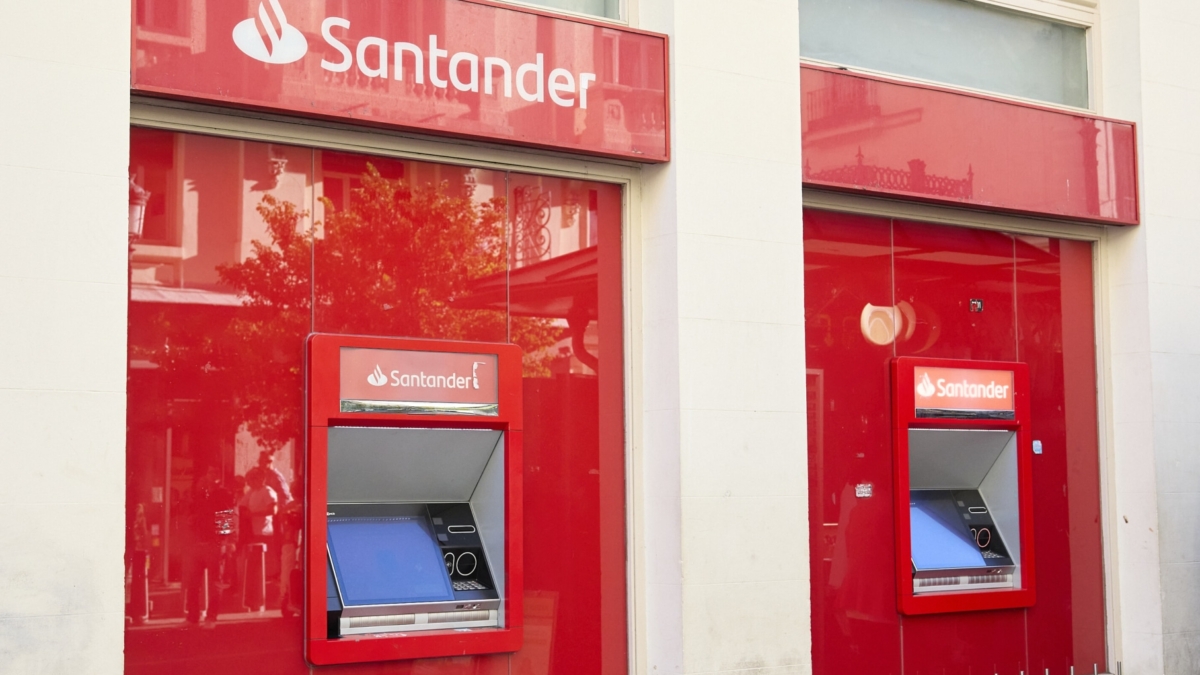 Oficina del Banco Santander.