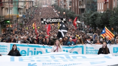 Marcha proetarra en Bilbao: "Más de 15 personas han sufrido prisión por encima del tiempo permitido"