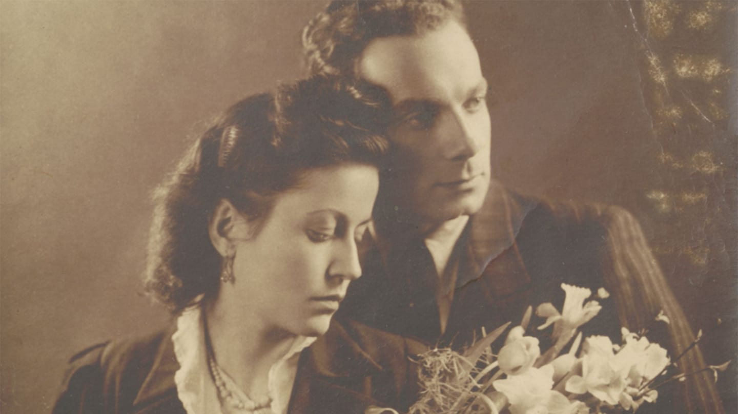 Foto de la boda en Auschwitz de Margarita Ferrer y Rudolf Friemel