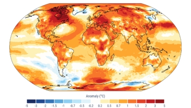 El vídeo de la NASA que muestra cómo se ha calentado la superficie de la Tierra desde 1880