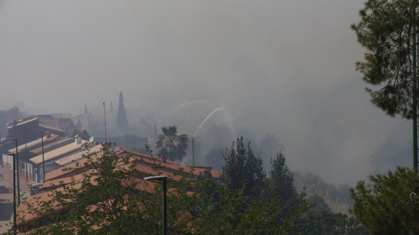 Incedios en Ribarroja del Turia.